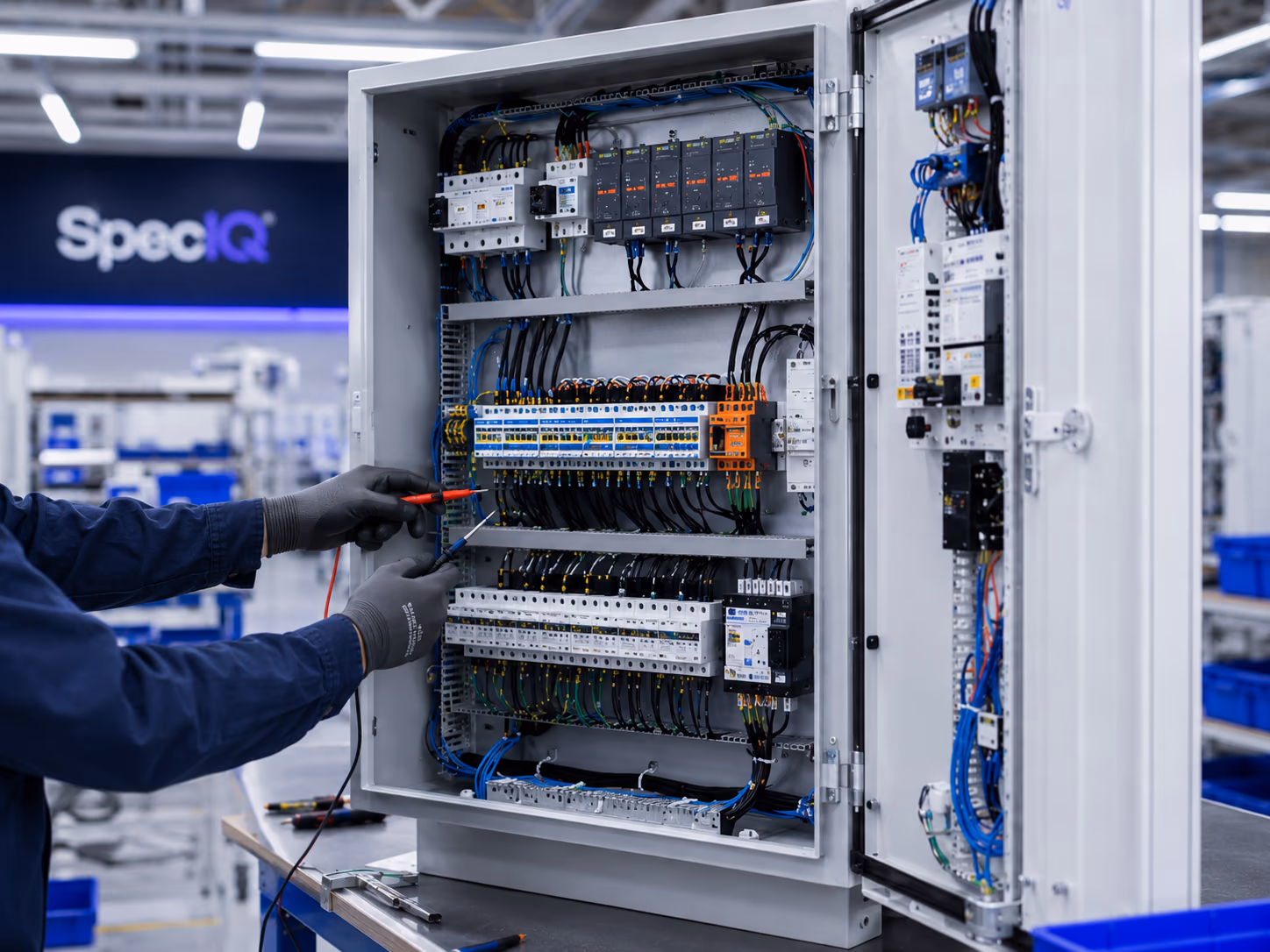 SpecIQ fully custom industrial control panel